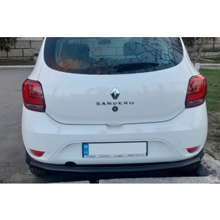 Rear Bar AK002 Black (Stainless Steel) Renault Sandero 2013-2022 photo 2