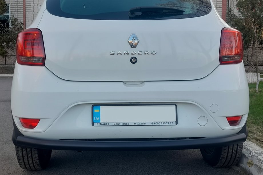 Renault Sandero 2013-2022 Rear Bar AK002 Black (Stainless Steel) Image