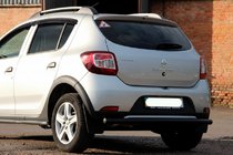Dacia Sandero 2013-2020 Rear Bar AK002 Black (Stainless Steel) photo 3