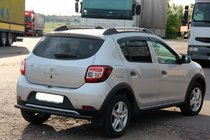 Dacia Sandero 2013-2020 Rear Bar AK002 Black (Stainless Steel) photo 5