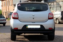 Dacia Sandero 2013-2020 Rear Bar AK002 Black (Stainless Steel) photo 6