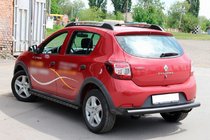 Dacia Sandero 2013-2020 Rear Bar AK002 Black (Stainless Steel) photo 8