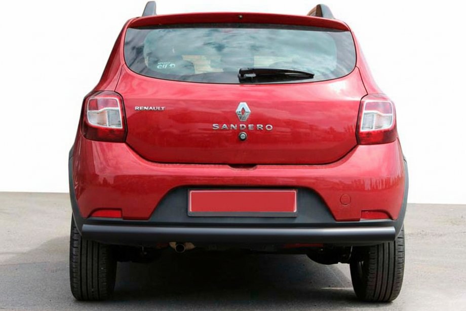 Dacia Sandero 2013-2020 Rear Bar AK002 Black (Stainless Steel) Image