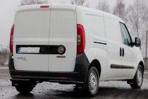 Fiat Doblo II 2010-2022 Rear Corner Bars AK003 Black (Stainless Steel) photo 2