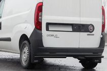 Fiat Doblo II 2010-2022 Rear Corner Bars AK003 Black (Stainless Steel) photo 1