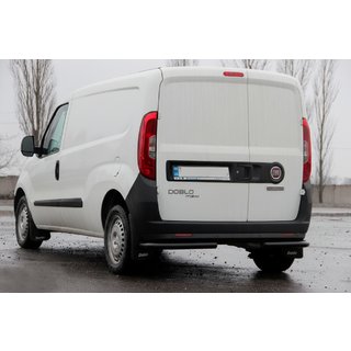 Rear Corner Bars AK003 Black (Stainless Steel) Fiat Doblo II 2010-2022 photo 4