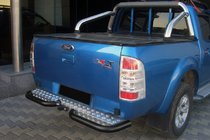Ford Ranger 2007-2011 Rear Corner Bars AK003 Black (2 pcs, Stainless Steel) photo 1
