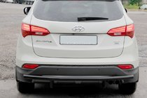 Hyundai Santa Fe 3 2012-2018 Rear Bar AK002 Black (Stainless Steel) photo 3