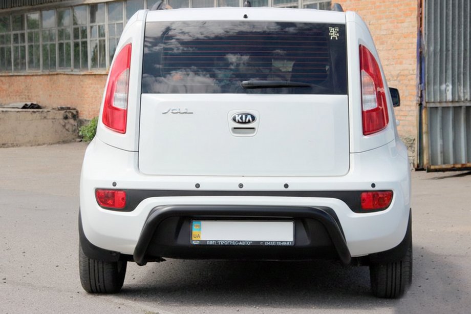 Kia Soul I 2008-2013 Rear Bar AK002 Black (Stainless Steel) Image