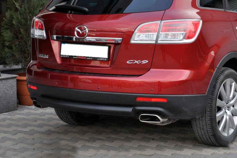 Mazda CX-9 2007-2016 Rear Bar AK002 Black (Stainless Steel) Image