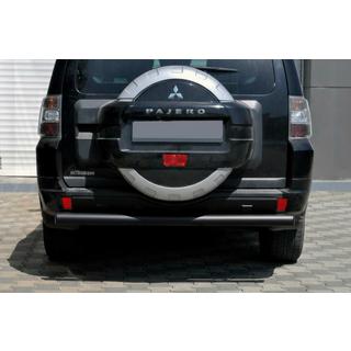 Rear Bar AK002 Black (Stainless Steel) Mitsubishi Pajero Wagon IV 2006-2021 photo 1