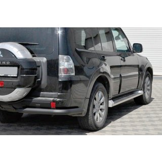 Rear Bar AK003 Black (Stainless Steel) Mitsubishi Pajero Wagon IV 2006-2021 photo 1