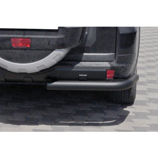 Rear Bar AK003 Black (Stainless Steel) Mitsubishi Pajero Wagon IV 2006-2021 photo 2