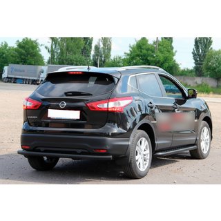Rear Bar AK002 Black (Stainless Steel) Nissan Qashqai 2014-2021 photo 1