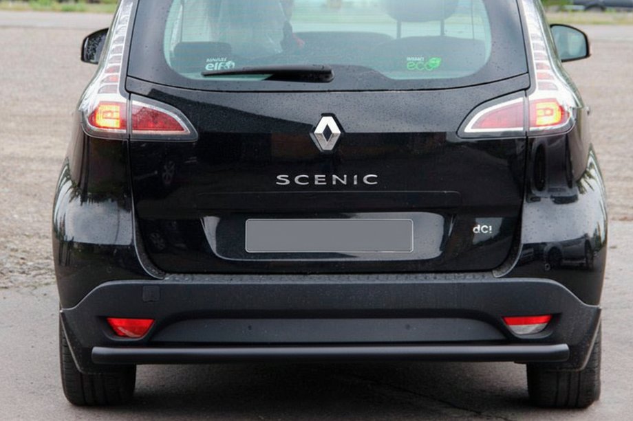 Renault Scenic/Grand 2009-2016 Rear Bar AK002 Black (Stainless Steel) Image