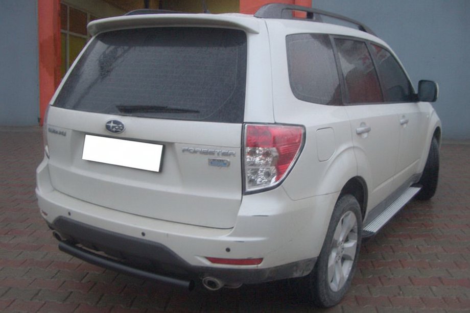 Subaru Forester 2008-2013 Rear Bar AK002 Black (Stainless Steel) Image