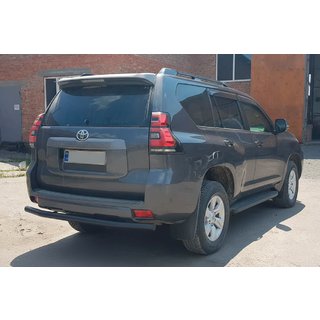 Rear Bar AK002 Black (Stainless Steel) Toyota Land Cruiser Prado 150 2009-2023 photo 1