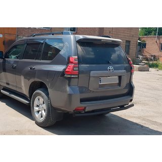 Rear Bar AK002 Black (Stainless Steel) Toyota Land Cruiser Prado 150 2009-2023 photo 2