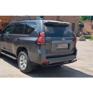 Rear Bar AK002 Black (Stainless Steel) Toyota Land Cruiser Prado 150 2009-2023 photo 2