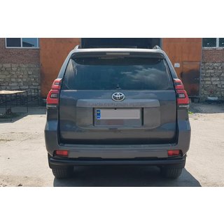 Rear Bar AK002 Black (Stainless Steel) Toyota Land Cruiser Prado 150 2009-2023 photo 3