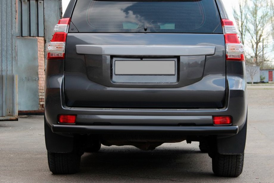 Toyota Land Cruiser Prado 150 2009-2023 Rear Bar AK002 Black (Stainless Steel) Photo 6