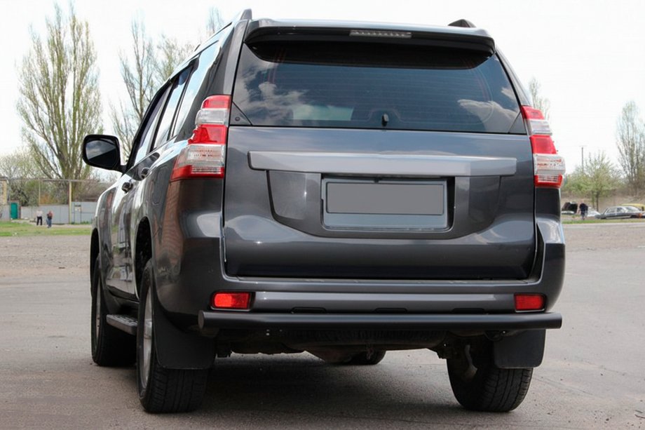 Toyota Land Cruiser Prado 150 2009-2023 Rear Bar AK002 Black (Stainless Steel) Photo 7