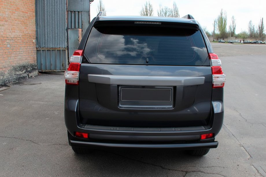 Toyota Land Cruiser Prado 150 2009-2023 Rear Bar AK002 Black (Stainless Steel) Photo 8