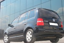 Volkswagen Touran 2003-2010 Rear Corner Bars AK003 Black (2 pcs, stainless steel) photo 2