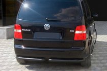 Volkswagen Touran 2003-2010 Rear Corner Bars AK003 Black (2 pcs, stainless steel) photo 1