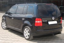 Volkswagen Touran 2003-2010 Rear Corner Bars AK003 Black (2 pcs, stainless steel) photo 3