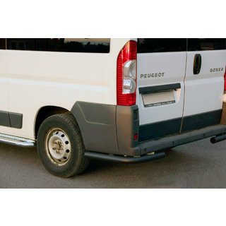 Rear Corner Bars AK003 Black (2 pcs, stainless steel) Citroen Jumper 2007-2025 photo 1