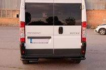 Fiat Ducato 2006-2025 Rear Corner Bars AK003 Black (2 pcs, stainless steel) photo 6
