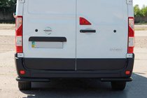 Renault Master 2011-2023 Rear Corner Bars AK003 Black (2 pcs, stainless steel) photo 1