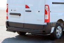 Renault Master 2011-2023 Rear Corner Bars AK003 Black (2 pcs, stainless steel) photo 2