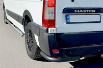 Nissan NV400 2010-2024 Rear Corner Bars AK003 Black (2 pcs, stainless steel) photo 4