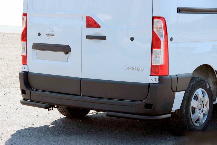 Nissan NV400 2010-2024 Rear Corner Bars AK003 Black (2 pcs, stainless steel) Image