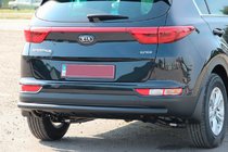 Kia Sportage 2015-2021 Rear Guard AK002 Black (Stainless Steel) photo 1