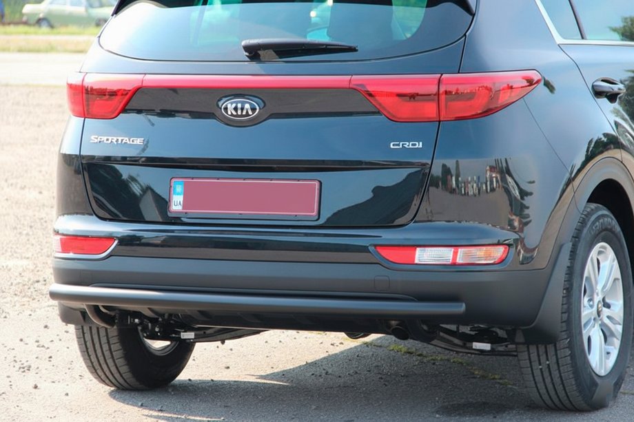 Kia Sportage 2015-2021 Rear Guard AK002 Black (Stainless Steel) Image