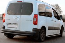 Citroen Berlingo 2008-2018 Rear Guard Black (Stainless Steel) 60 mm photo 4