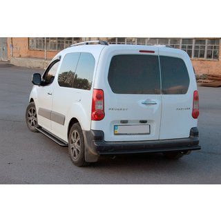 Rear Guard Black (Stainless Steel) 60 mm Citroen Berlingo 2008-2018 photo 3