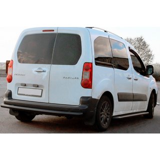 Rear Guard Black (Stainless Steel) 60 mm Citroen Berlingo 2008-2018 photo 4