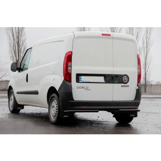 Rear Corner Bars AK003 Black (Stainless Steel) Opel Combo 2012-2018 photo 2