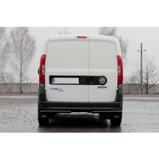 Rear Corner Bars AK003 Black (Stainless Steel) Opel Combo 2012-2018 photo 3