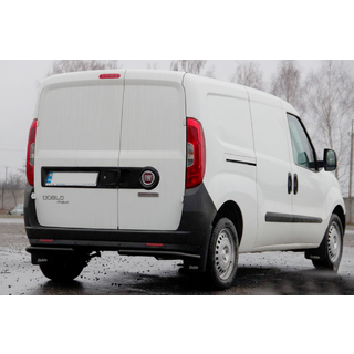 Rear Corner Bars AK003 Black (Stainless Steel) Opel Combo 2012-2018 photo 4