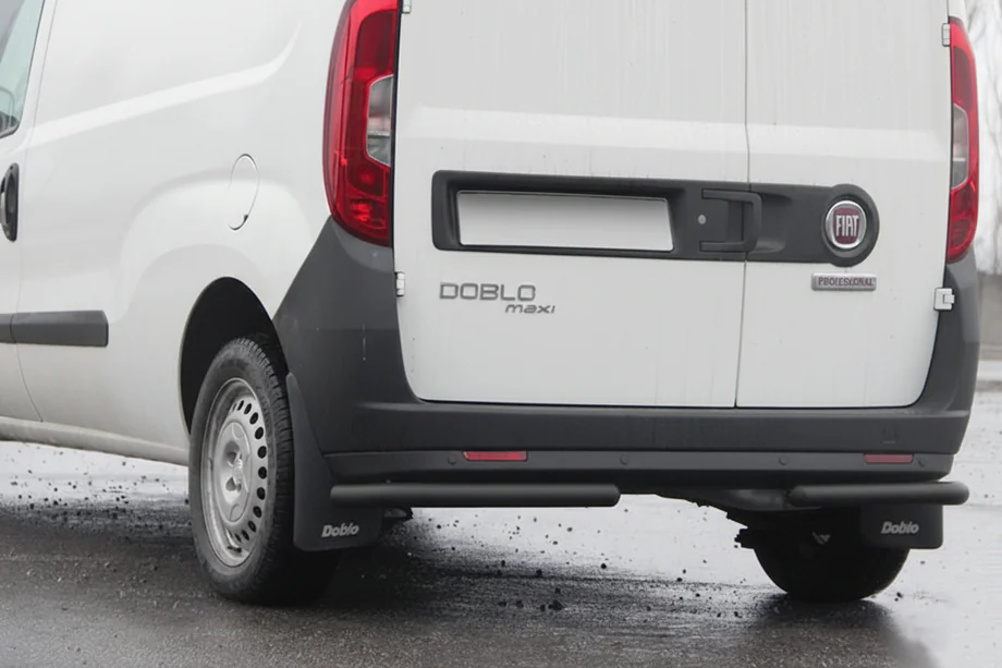 Opel Combo 2012-2018 Rear Corner Bars AK003 Black (Stainless Steel) Image