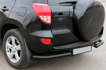 Toyota Rav 4 2006-2013 Rear Corner Bars AK003 Black (2 pcs, stainless steel) photo 1