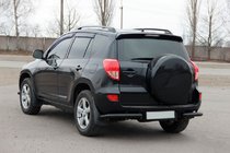 Toyota Rav 4 2006-2013 Rear Corner Bars AK003 Black (2 pcs, stainless steel) photo 3