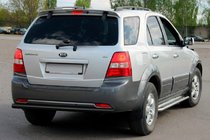 Kia Sorento I BL 2002-2009 Rear Bar AK002 Black (Stainless Steel) photo 2
