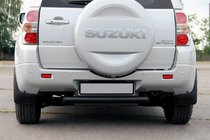 Suzuki Grand Vitara 2005-2017 Rear Guard AK002 Black (Stainless Steel) photo 1
