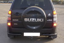 Suzuki Grand Vitara 2005-2017 Rear Guard AK003 Black (Stainless Steel) photo 1